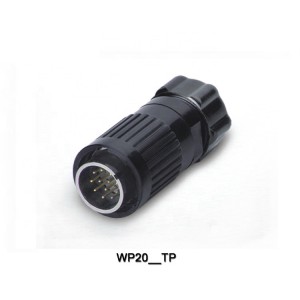 Weipu WP20-TP WP series connector plug for Metal hose cable Nylon66 connector