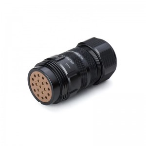 Female-contact connector with clamping-nut 2: WL52K19TⅡ IP67