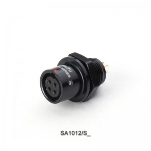 New Fashion Design for Female Wiring Connectors -
 SA1012/S Weipu IP67 waterproof aluminum female pin circular connector receptacle for signal  – Garfield