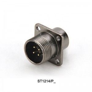 Weipu ST1214/P IP67 waterproof Square flange male metal wall connector welding connector