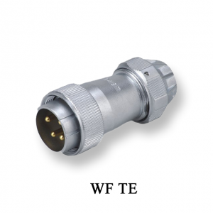 Plug with metal clamping-nut :WF TE IP67