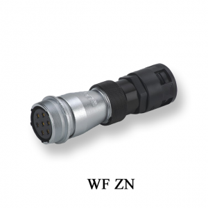 In-line receptacle for plastic-hose:WF ZN IP55